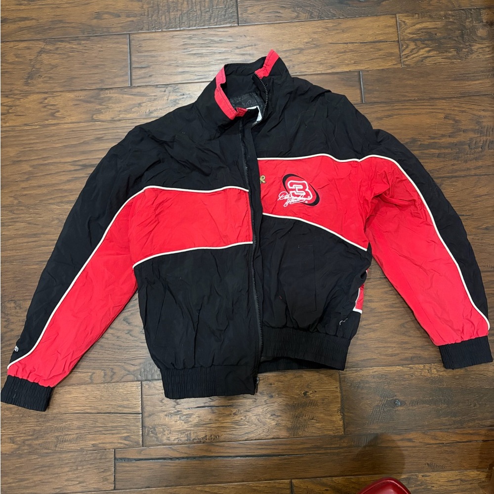 Black and Red Windbreaker Jacket